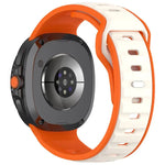 Dây đồng hồ silicone hai màu xDfind, dành cho Samsung Galaxy Watch8 / Watch8 Classic