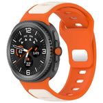 Dây đồng hồ silicone hai màu xDfind, dành cho Samsung Galaxy Watch8 / Watch8 Classic