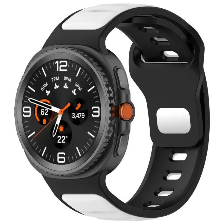 Dây đồng hồ silicone hai màu xDfind, dành cho Samsung Galaxy Watch8 / Watch8 Classic