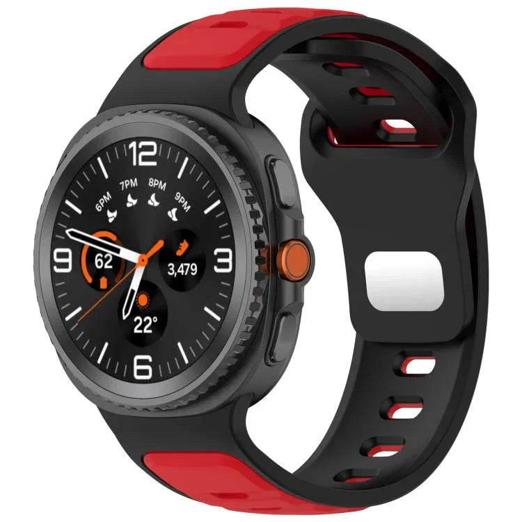 Dây đồng hồ silicone hai màu xDfind, dành cho Samsung Galaxy Watch8 / Watch8 Classic