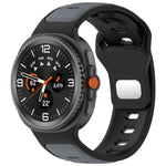 Dây đồng hồ silicone hai màu xDfind, dành cho Samsung Galaxy Watch8 / Watch8 Classic