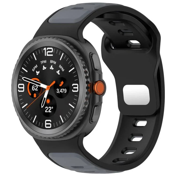 Dây đồng hồ silicone hai màu xDfind, dành cho Samsung Galaxy Watch8 / Watch8 Classic
