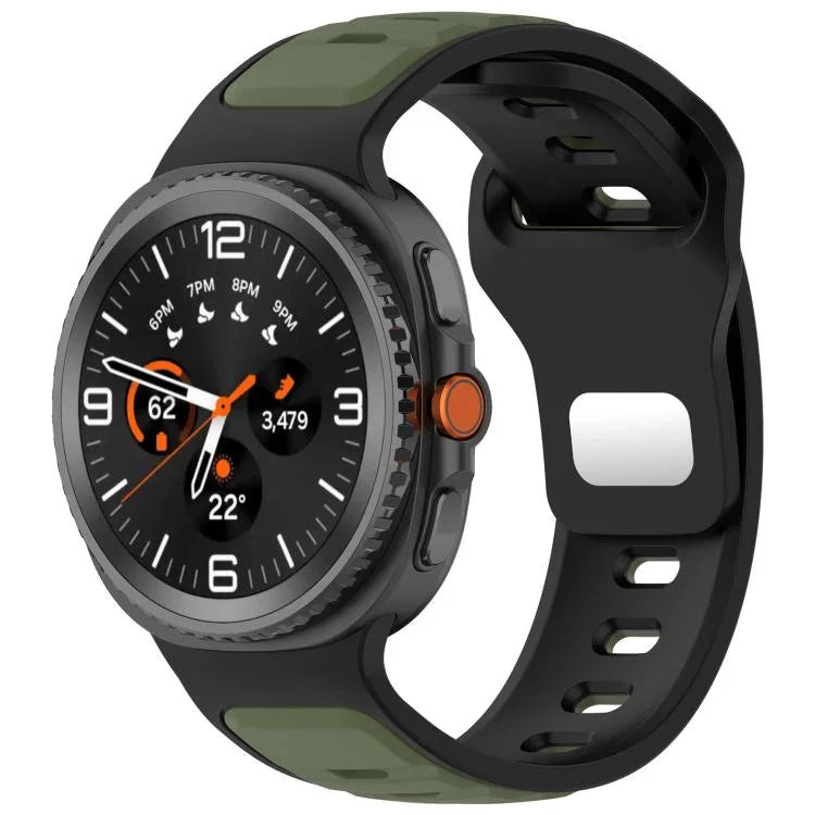 Dây đồng hồ silicone hai màu xDfind, dành cho Samsung Galaxy Watch8 / Watch8 Classic