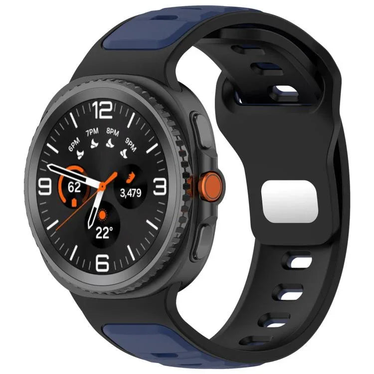 Dây đồng hồ silicone hai màu xDfind, dành cho Samsung Galaxy Watch8 / Watch8 Classic