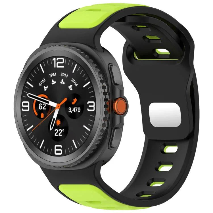 Dây đồng hồ silicone hai màu xDfind, dành cho Samsung Galaxy Watch8 / Watch8 Classic