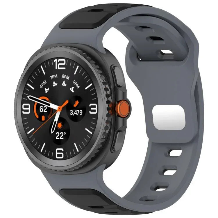 Dây đồng hồ silicone hai màu xDfind, dành cho Samsung Galaxy Watch8 / Watch8 Classic