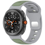 Dây đồng hồ silicone hai màu xDfind, dành cho Samsung Galaxy Watch8 / Watch8 Classic