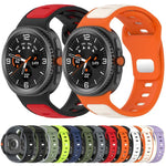 Dây đồng hồ silicone hai màu xDfind, dành cho Samsung Galaxy Watch8 / Watch8 Classic