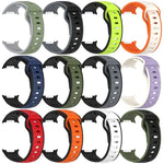 Dây đồng hồ silicone hai màu xDfind, dành cho Samsung Galaxy Watch8 / Watch8 Classic