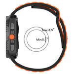 Dây đồng hồ silicone hai màu xDfind, dành cho Samsung Galaxy Watch8 / Watch8 Classic