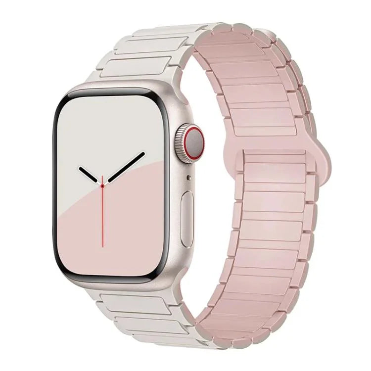 Dây đồng hồ silicone ba hạt từ tính xDfind, Dành cho Apple Watch 42 / 44 / 45 / 46 / 49mm, Dành cho Apple Watch 38 / 40 / 41 / S10 42mm