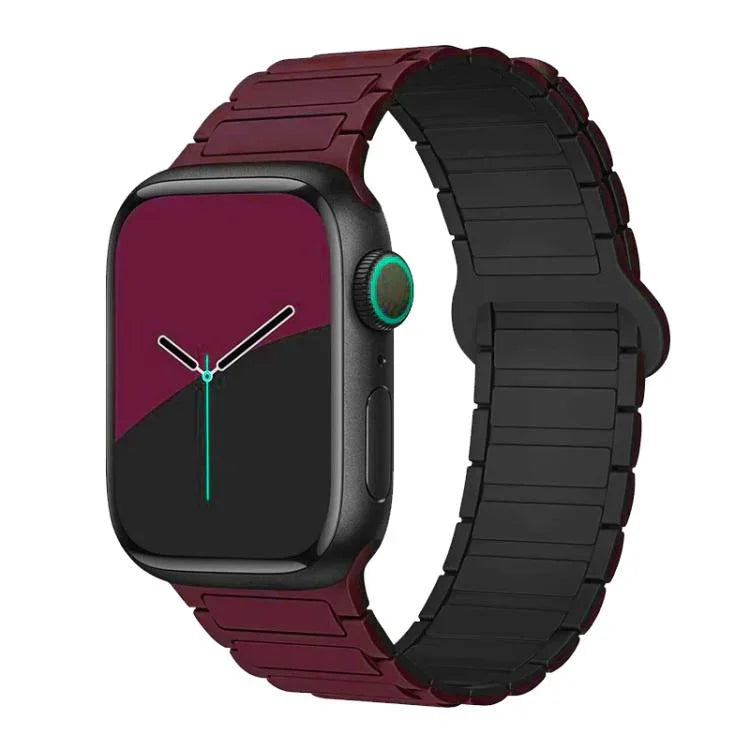 Dây đồng hồ silicone ba hạt từ tính xDfind, Dành cho Apple Watch 42 / 44 / 45 / 46 / 49mm, Dành cho Apple Watch 38 / 40 / 41 / S10 42mm
