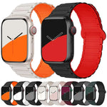 Dây đồng hồ silicone ba hạt từ tính xDfind, Dành cho Apple Watch 42 / 44 / 45 / 46 / 49mm, Dành cho Apple Watch 38 / 40 / 41 / S10 42mm