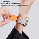 Dây đồng hồ silicone ba hạt từ tính xDfind, Dành cho Apple Watch 42 / 44 / 45 / 46 / 49mm, Dành cho Apple Watch 38 / 40 / 41 / S10 42mm