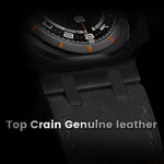 Dây đồng hồ da Crazy Horse, Dành cho Samsung Galaxy Watch8 / Watch8 Classic