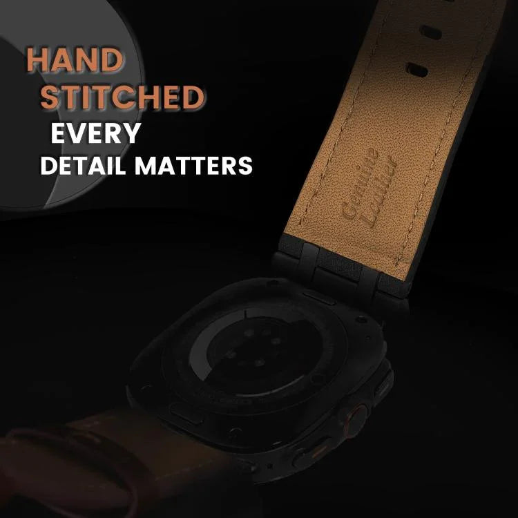 Dây đồng hồ da Crazy Horse, Dành cho Samsung Galaxy Watch8 / Watch8 Classic