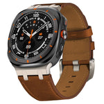 Dây đồng hồ da Crazy Horse, Dành cho Samsung Galaxy Watch8 / Watch8 Classic