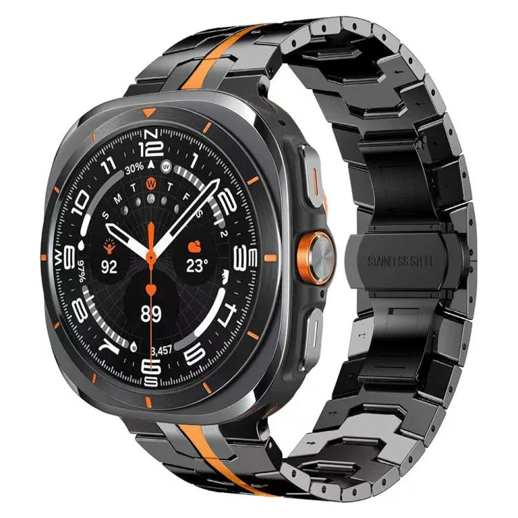 Butterfly Buckle Titanium Alloy Watch Band, For Samsung Galaxy Watch8 / Watch8 Classic