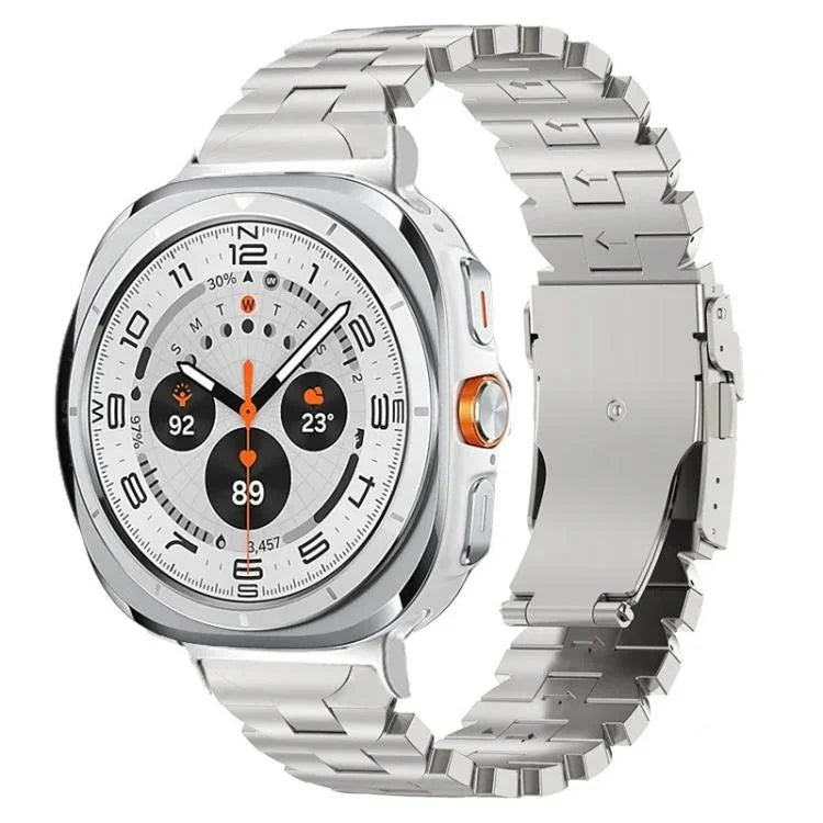 Dây đồng hồ hợp kim titan khóa an toàn hình bướm, Dành cho Samsung Galaxy Watch8 / Watch8 Classic