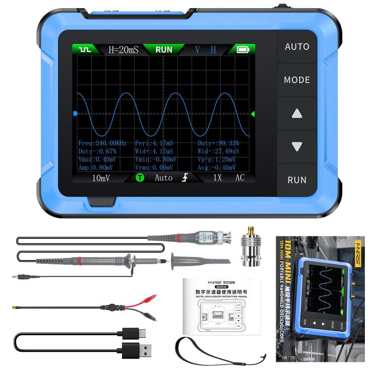Máy hiện sóng kỹ thuật số cầm tay nhỏ FNIRSI DSO510, DSO510