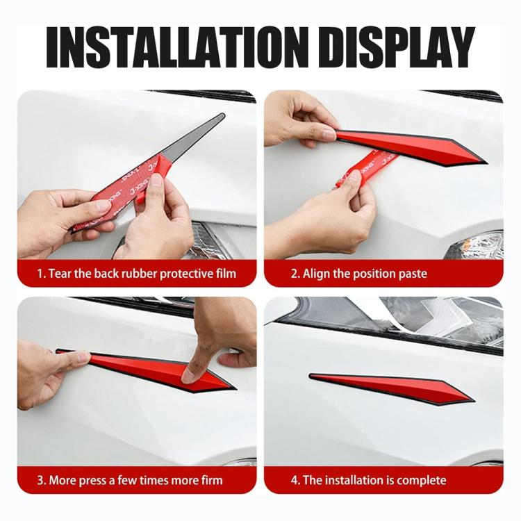 Car Door Anti-collision PVC Strip, Size: 23.5x3.5cm, Size: 23.5x3.5cm