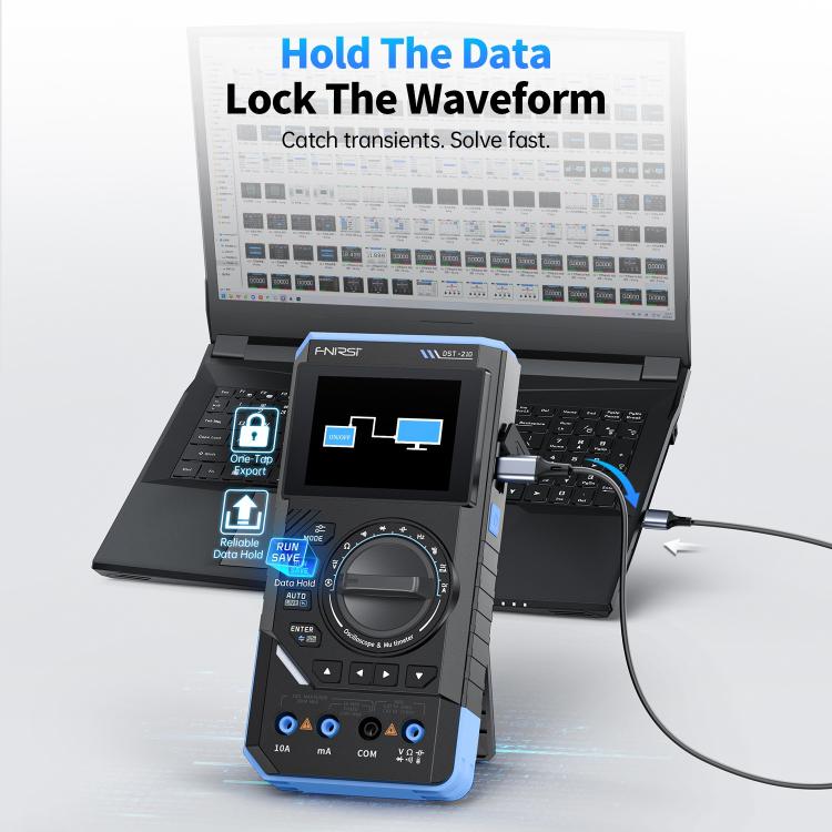 Đồng hồ vạn năng số Oscilloscope FNIRSI DST201 3 trong 1