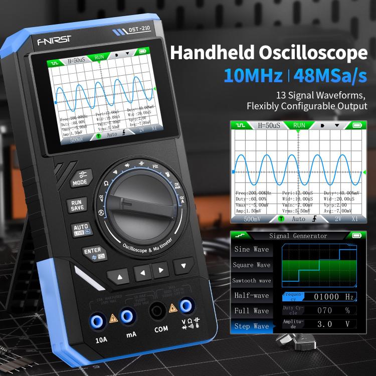 Đồng hồ vạn năng số Oscilloscope FNIRSI DST201 3 trong 1