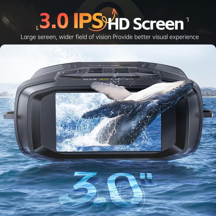 Thiết bị nhìn ban đêm ống nhòm hồng ngoại màu đầy đủ HD 4K nhỏ gọn FNIRSI NVS-40, NVS-40