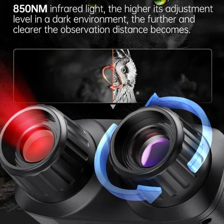 Thiết bị nhìn ban đêm ống nhòm hồng ngoại màu đầy đủ HD 4K nhỏ gọn FNIRSI NVS-40, NVS-40