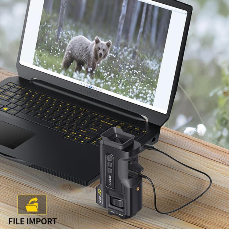Thiết bị nhìn ban đêm hồng ngoại màu đầy đủ HD 4K nhỏ gọn FNIRSI NVS-20, NVS-20
