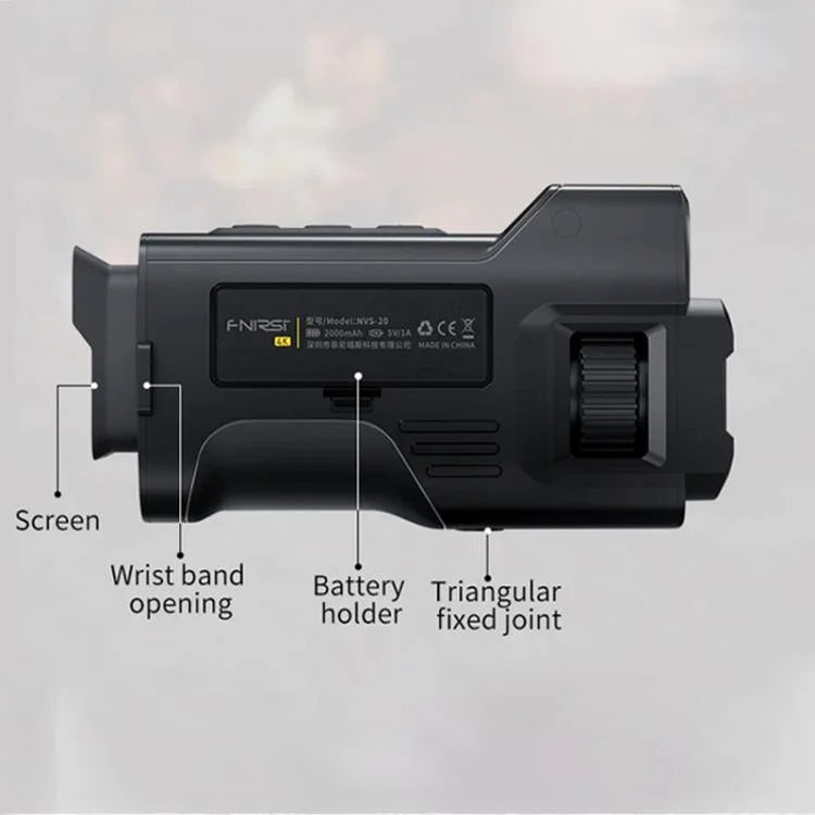 Thiết bị nhìn ban đêm hồng ngoại màu đầy đủ HD 4K nhỏ gọn FNIRSI NVS-20, NVS-20