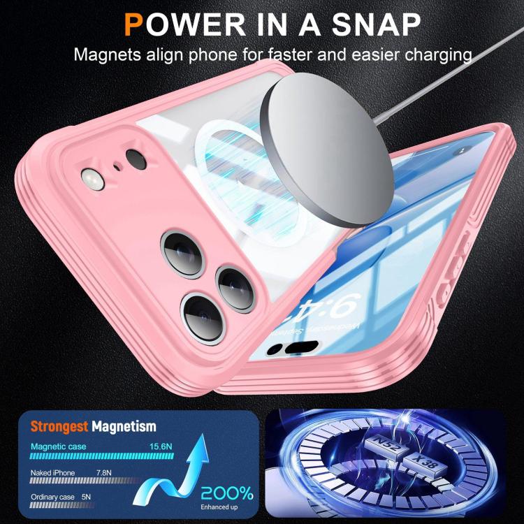 Ốp lưng điện thoại Life chống nước MagSafe nam châm chắc chắn, dành cho iPhone 17 Pro Max, iPhone 17 Pro