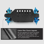Khung xe điều khiển từ xa bằng hợp kim nhôm và sợi carbon PMM Racing TT02 1:10