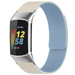 xDfind Litchi Texture Magnetic Silicone Watch Band, For Fitbit Charge 5 / Charge 6, For Fitbit Versa 4/Versa3/Sense2/Sense, For Fitbit Luxe / Special Edition, For Fitbit Inspire 2 / Ace 3, For Fitbit Charge 4 / Charge 3