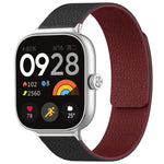 xDfind Litchi Texture Magnetic Silicone Watch Band, For Xiaomi Band 10 Pro/9 Pro/Redmi Watch 6/5/4, For Xiaomi Smart Bnad 10 / 9 / 8, For Redmi Watch 3 Active/Watch 3 Lite, For Redmi Watch 3
