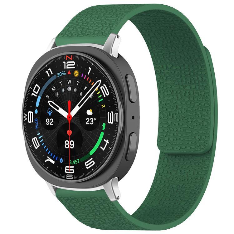 Dây đồng hồ silicone khóa nam châm họa tiết vân vải xDfind, Dành cho Samsung Galaxy Watch Ultra/Ultra 2025, Dành cho Samsung Galaxy Watch8 / 8 Classic, Dành cho Samsung Galaxy Watch 7 / 6 / 5 / FE, Dành cho Samsung Galaxy Fit3 SM-R390