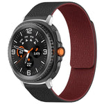 Dây đồng hồ silicone khóa nam châm họa tiết vân vải xDfind, Dành cho Samsung Galaxy Watch Ultra/Ultra 2025, Dành cho Samsung Galaxy Watch8 / 8 Classic, Dành cho Samsung Galaxy Watch 7 / 6 / 5 / FE, Dành cho Samsung Galaxy Fit3 SM-R390