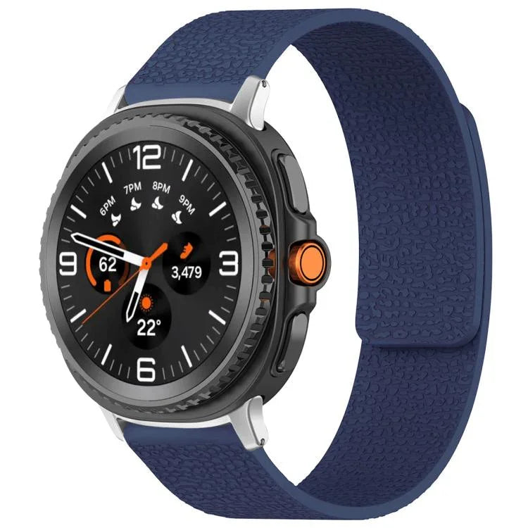Dây đồng hồ silicone khóa nam châm họa tiết vân vải xDfind, Dành cho Samsung Galaxy Watch Ultra/Ultra 2025, Dành cho Samsung Galaxy Watch8 / 8 Classic, Dành cho Samsung Galaxy Watch 7 / 6 / 5 / FE, Dành cho Samsung Galaxy Fit3 SM-R390
