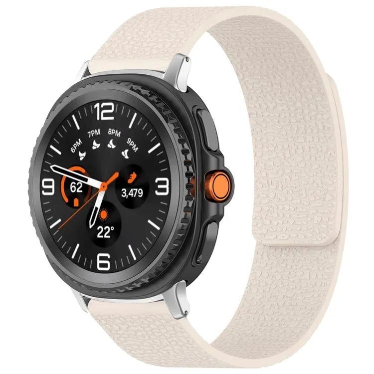 Dây đồng hồ silicone khóa nam châm họa tiết vân vải xDfind, Dành cho Samsung Galaxy Watch Ultra/Ultra 2025, Dành cho Samsung Galaxy Watch8 / 8 Classic, Dành cho Samsung Galaxy Watch 7 / 6 / 5 / FE, Dành cho Samsung Galaxy Fit3 SM-R390