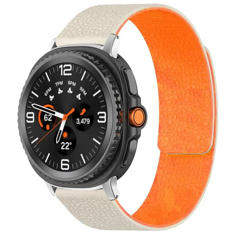 Dây đồng hồ silicone khóa nam châm họa tiết vân vải xDfind, Dành cho Samsung Galaxy Watch Ultra/Ultra 2025, Dành cho Samsung Galaxy Watch8 / 8 Classic, Dành cho Samsung Galaxy Watch 7 / 6 / 5 / FE, Dành cho Samsung Galaxy Fit3 SM-R390