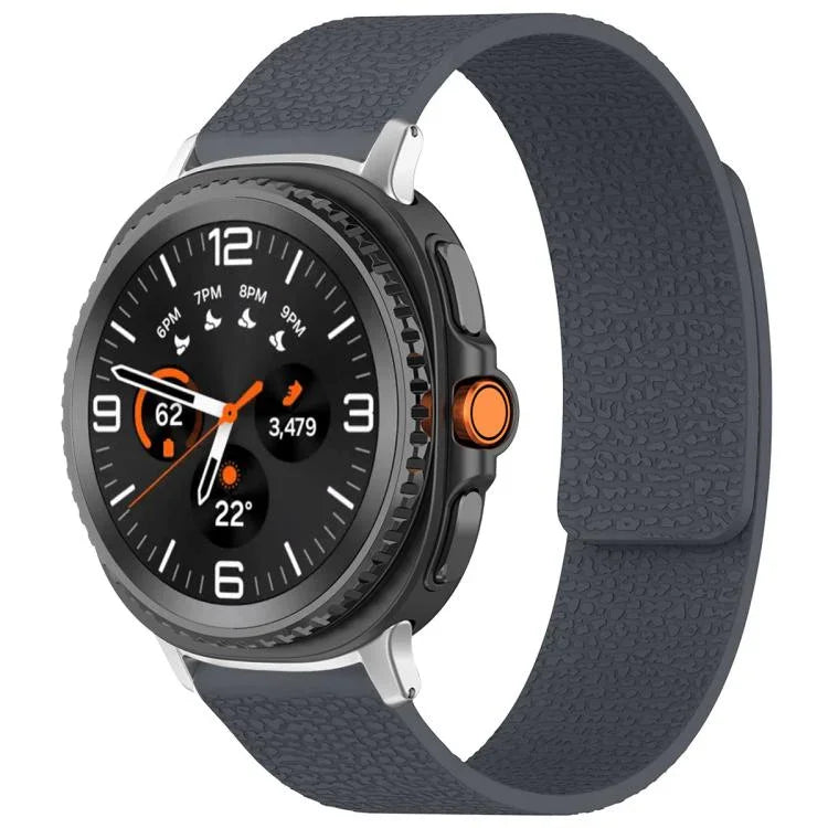 Dây đồng hồ silicone khóa nam châm họa tiết vân vải xDfind, Dành cho Samsung Galaxy Watch Ultra/Ultra 2025, Dành cho Samsung Galaxy Watch8 / 8 Classic, Dành cho Samsung Galaxy Watch 7 / 6 / 5 / FE, Dành cho Samsung Galaxy Fit3 SM-R390