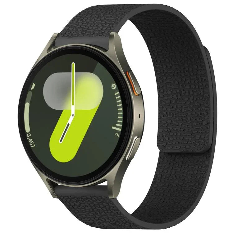 Dây đồng hồ silicone khóa nam châm họa tiết vân vải xDfind, Dành cho Samsung Galaxy Watch Ultra/Ultra 2025, Dành cho Samsung Galaxy Watch8 / 8 Classic, Dành cho Samsung Galaxy Watch 7 / 6 / 5 / FE, Dành cho Samsung Galaxy Fit3 SM-R390