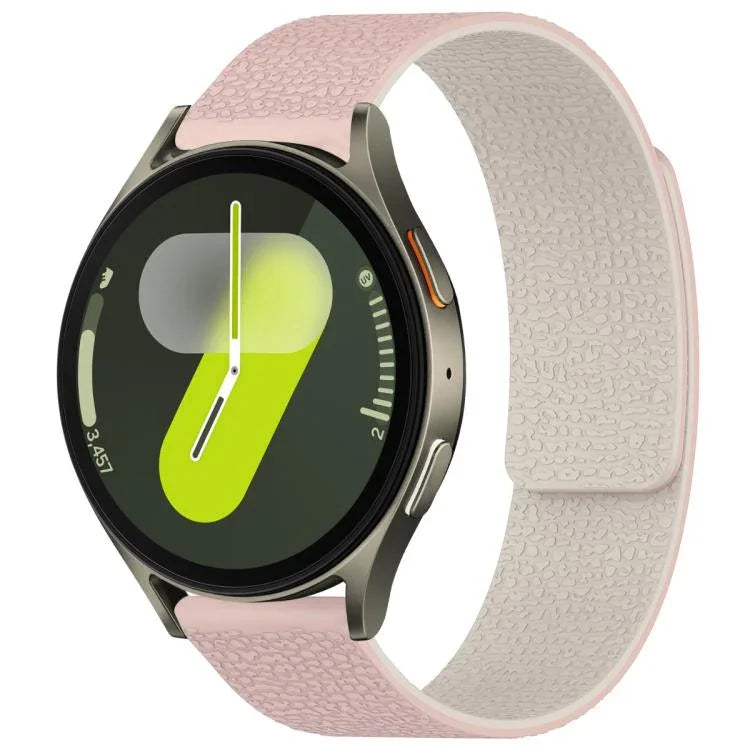 Dây đồng hồ silicone khóa nam châm họa tiết vân vải xDfind, Dành cho Samsung Galaxy Watch Ultra/Ultra 2025, Dành cho Samsung Galaxy Watch8 / 8 Classic, Dành cho Samsung Galaxy Watch 7 / 6 / 5 / FE, Dành cho Samsung Galaxy Fit3 SM-R390