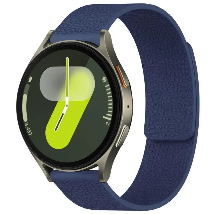 Dây đồng hồ silicone khóa nam châm họa tiết vân vải xDfind, Dành cho Samsung Galaxy Watch Ultra/Ultra 2025, Dành cho Samsung Galaxy Watch8 / 8 Classic, Dành cho Samsung Galaxy Watch 7 / 6 / 5 / FE, Dành cho Samsung Galaxy Fit3 SM-R390