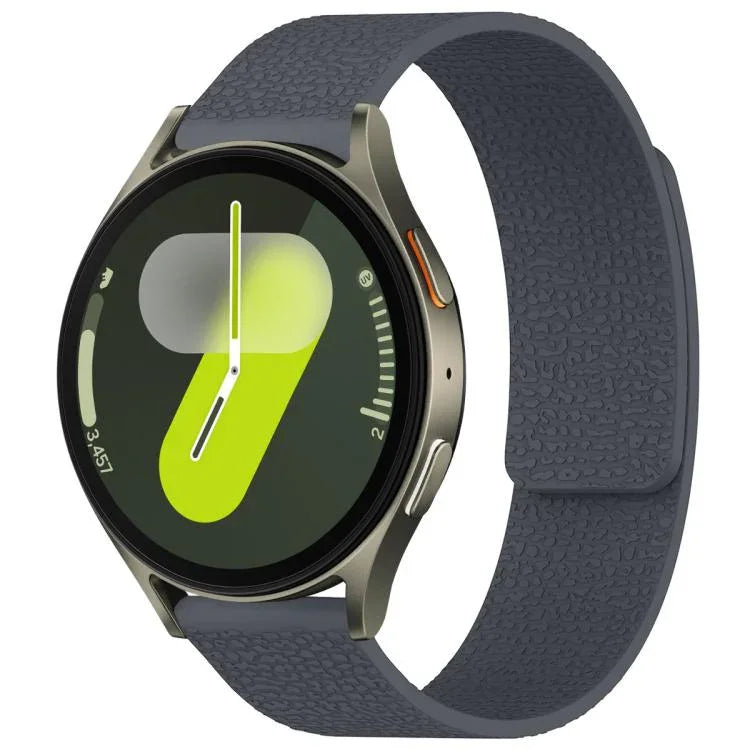 Dây đồng hồ silicone khóa nam châm họa tiết vân vải xDfind, Dành cho Samsung Galaxy Watch Ultra/Ultra 2025, Dành cho Samsung Galaxy Watch8 / 8 Classic, Dành cho Samsung Galaxy Watch 7 / 6 / 5 / FE, Dành cho Samsung Galaxy Fit3 SM-R390