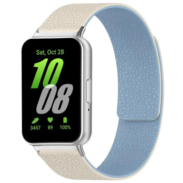 Dây đồng hồ silicone khóa nam châm họa tiết vân vải xDfind, Dành cho Samsung Galaxy Watch Ultra/Ultra 2025, Dành cho Samsung Galaxy Watch8 / 8 Classic, Dành cho Samsung Galaxy Watch 7 / 6 / 5 / FE, Dành cho Samsung Galaxy Fit3 SM-R390