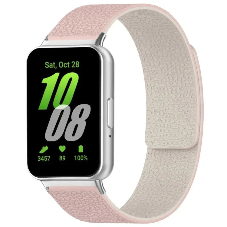 Dây đồng hồ silicone khóa nam châm họa tiết vân vải xDfind, Dành cho Samsung Galaxy Watch Ultra/Ultra 2025, Dành cho Samsung Galaxy Watch8 / 8 Classic, Dành cho Samsung Galaxy Watch 7 / 6 / 5 / FE, Dành cho Samsung Galaxy Fit3 SM-R390