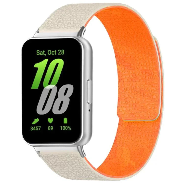 Dây đồng hồ silicone khóa nam châm họa tiết vân vải xDfind, Dành cho Samsung Galaxy Watch Ultra/Ultra 2025, Dành cho Samsung Galaxy Watch8 / 8 Classic, Dành cho Samsung Galaxy Watch 7 / 6 / 5 / FE, Dành cho Samsung Galaxy Fit3 SM-R390