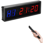 Bộ hẹn giờ tập thể dục đa chức năng KYX--0015 1.5 inch 6 chữ số, cắm điện AU, US, EU, UK