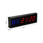Bộ hẹn giờ tập thể dục đa chức năng KYX--0015 1.5 inch 6 chữ số, cắm điện AU, US, EU, UK